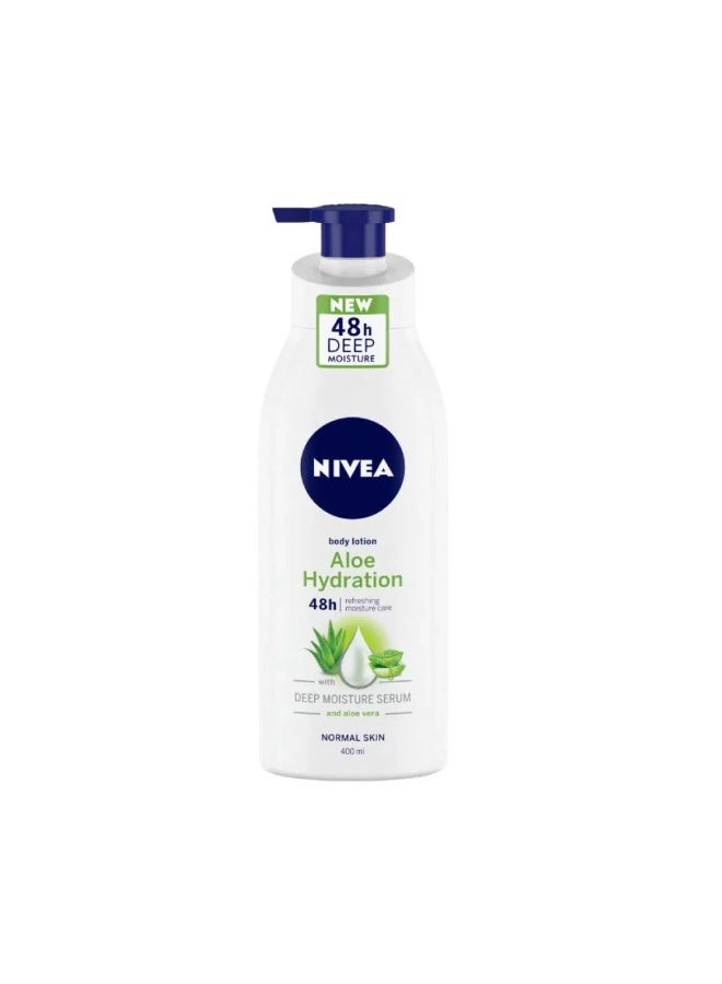 Nivea Aloe Hydration Body Lotion, 400ml Bottle - Image 3